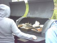 Hazelwood Block Party<br><br>Getting the food warmed up!!